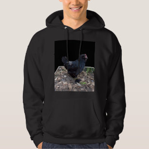 Sudadera "Madrugada de plumas: Un pollo negro en el arte de