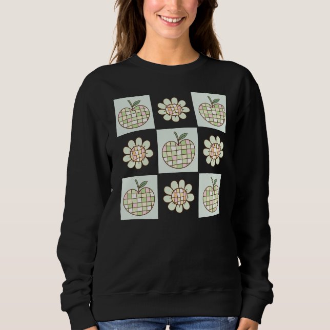 Sudadera Maestra ayudando a los pequeños a crecer la escuel (Anverso)