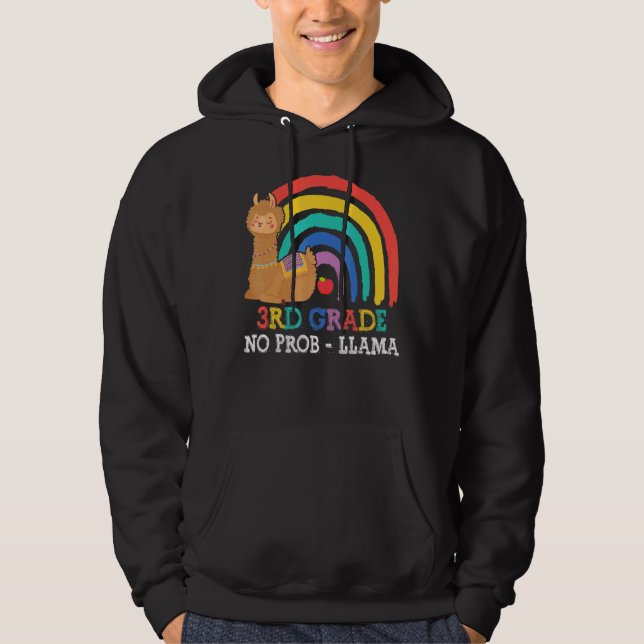 Sudadera Maestra De 3 Grados Sin Prob Llama De Vuelta A La  (Anverso)