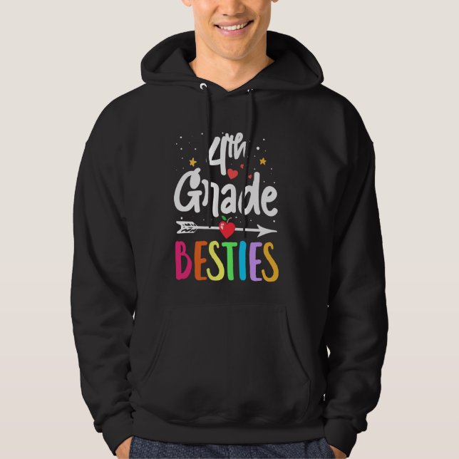 Sudadera Maestra De 4º Grado, Mejor Amigo Que Puede Ser (Anverso)