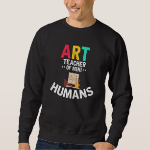 Sudadera Maestra De Arte De Mini Humanos