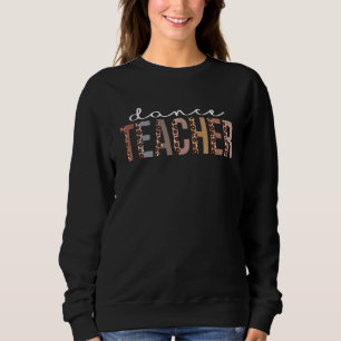Sudadera Maestra de baile Apreciación de leopardos para muj