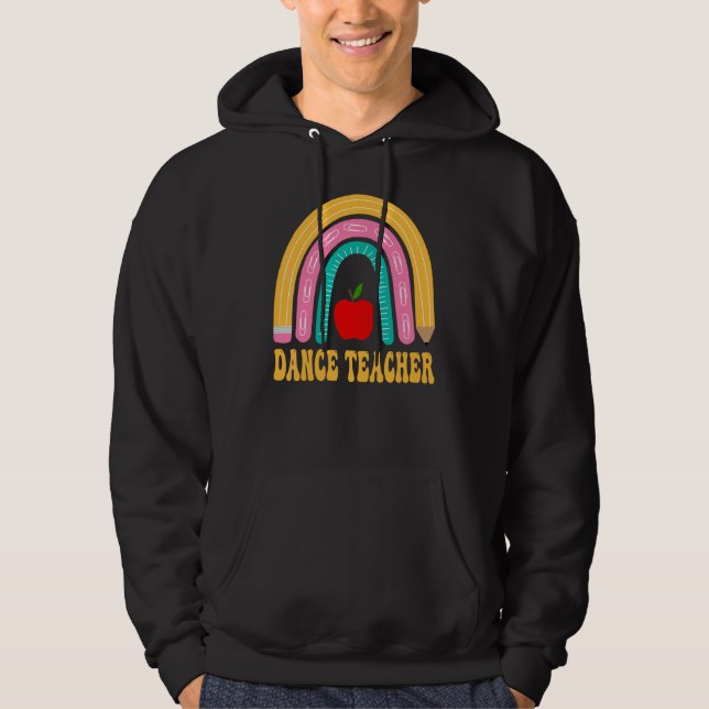 Sudadera Maestra de Baile Lápiz Arcoíris Agradecimiento Reg (Anverso)