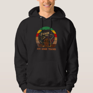 Sudadera Maestra de cuarto grado afroamericanas de raza neg