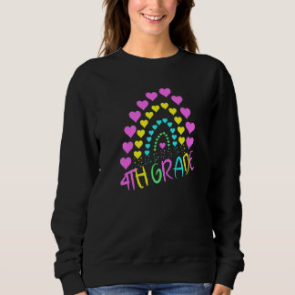 Sudadera Maestra de cuarto grado Chicas arcoiris niños de c