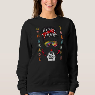 Sudadera Maestra de cuarto grado de mujeres Maestra de Esl 