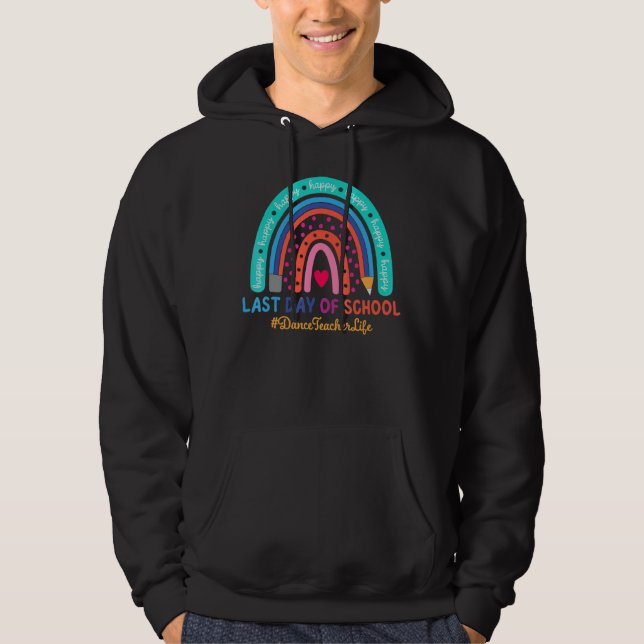 Sudadera Maestra de danza feliz el último día de escuela ar (Anverso)