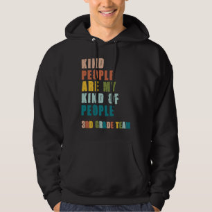 Sudadera Maestra De Equipo De 3er Grado La Gente Es Mi Tipo