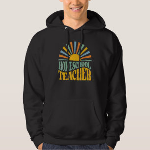 Sudadera Maestra de escuela en casa retro Vida escolar en c