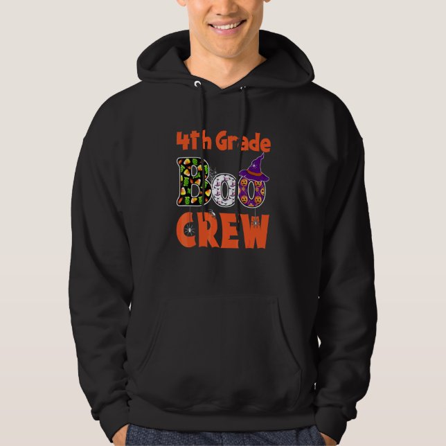 Sudadera Maestra de estudiantes de cuarto grado Halloween 4 (Anverso)
