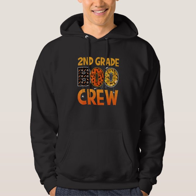 Sudadera Maestra de estudiantes de segundo grado Halloween  (Anverso)