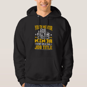 Sudadera Maestra de Jóvenes Mentores de Trabajo Título de J
