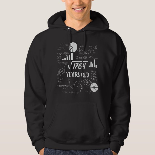 Sudadera Maestra de matemáticas de cumpleaños a los 42 años (Anverso)