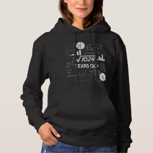 Sudadera Maestra de matemáticas de cumpleaños de 32 años re