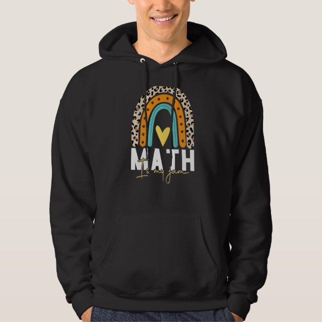 Sudadera Maestra de matemáticas - La matemática es mi merme (Anverso)
