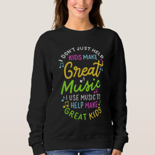 Sudadera Maestra de Música - Ayuda a los niños a hacer rega