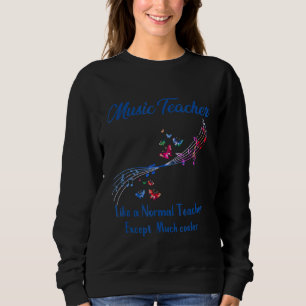 Sudadera Maestra De Música Como Un Maestro Normal Excepto M