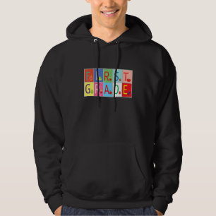 Sudadera Maestra de niños de primer grado de vuelta a la es