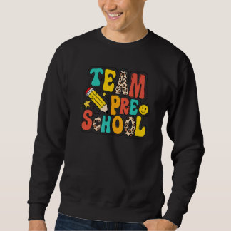 Sudadera Maestra de preescolar del equipo de leopardo prime