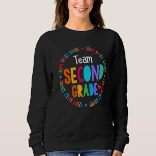 Sudadera Maestra De Segundo Grado Del Equipo De Vuelta A La