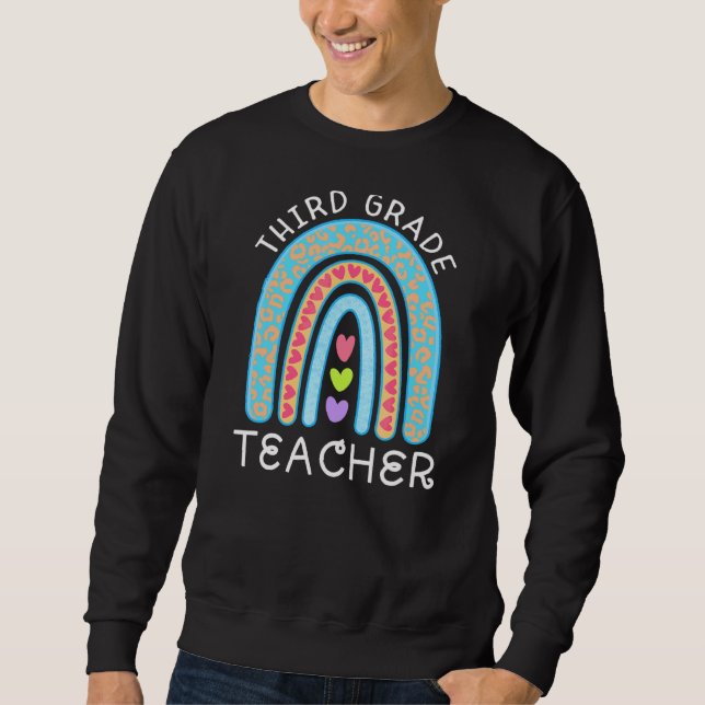 Sudadera Maestra De Tercer Grado Dice Gracias A Maestra De  (Anverso)