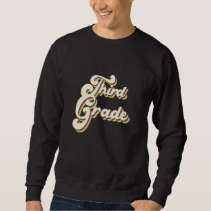 Sudadera Maestra de Tercer Grado Retro Maestra de 3er Grado