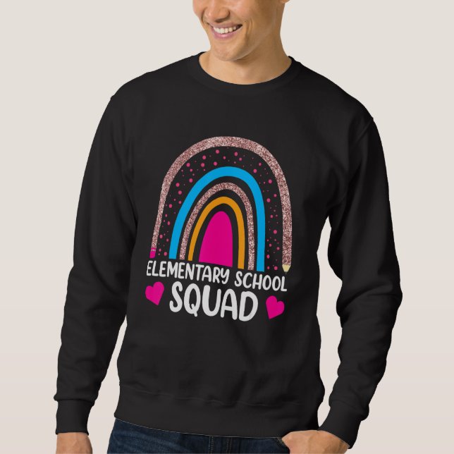 Sudadera Maestra Del Escuadrón De Enseñanza Primaria (Anverso)
