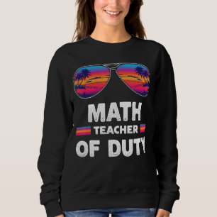 Sudadera Maestra Fuera de servicio Gafas de sol playa Sunse