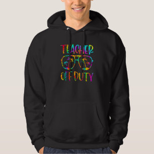 Sudadera Maestra Fuera De Servicio Mezcla Tie Dye 4 Amor A