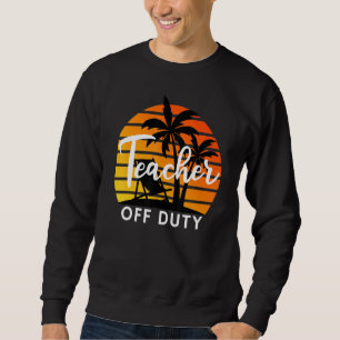 Sudadera Maestra Fuera de servicio Verano Palm Tree Beach S