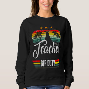 Sudadera Maestra fuera de servicio Vintage Retro Sunset 1