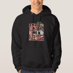 Sudadera Maestra Hello Pre K De Leopardo Primer Día De Escu