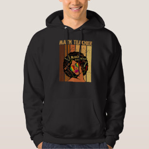 Sudadera Maestra: Historia negra afroamericana M