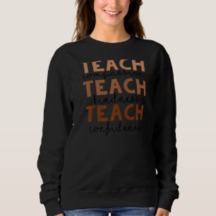Sudadera Maestra Inspiradora Melanin Shade Afro P