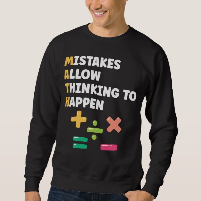 Sudadera Maestra Maestra Matemática Preescolar (Anverso)