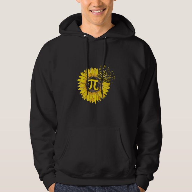 Sudadera Maestra Maestra Pi Número Girasol (Anverso)
