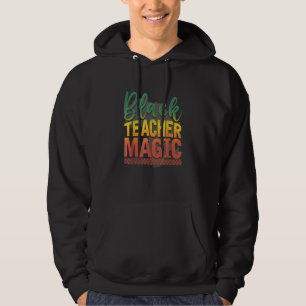 Sudadera Maestra Negra Magia BHM Orgullo Historia Negra Áfr
