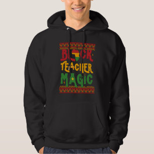 Sudadera Maestra negra mágica historia negra afroamericana