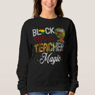 Sudadera Maestra Par Negro Magia Historia Negra Reina Mela