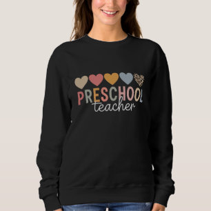 Sudadera Maestra Preescolar De Vuelta a la Escuela 