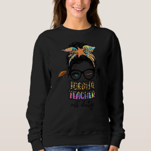 Sudadera Maestra Relax Spring Beach Off Duty Toddler Teache