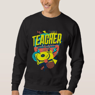 Sudadera Maestra Retro Elemental De Vuelta A La Escuela