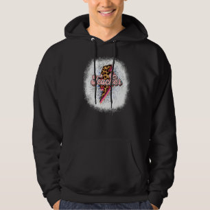 Sudadera Maestra Retro Lámpara Bleached Leopard Teac