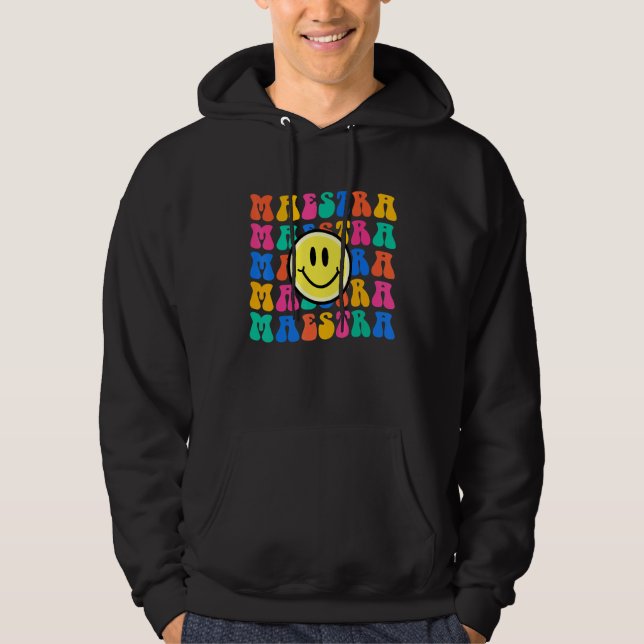 Sudadera Maestra Spanish Teacher Back to School (Anverso)