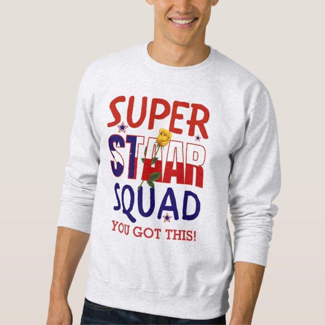 Sudadera Maestra Staar Texas Test Day Superstar Squad (Anverso)