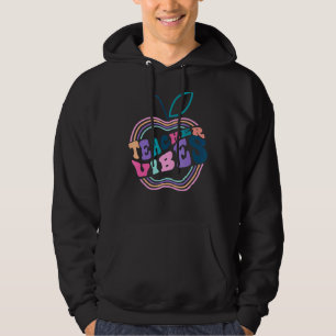 Sudadera Maestra Vibes Cute Retro Pastel Apple