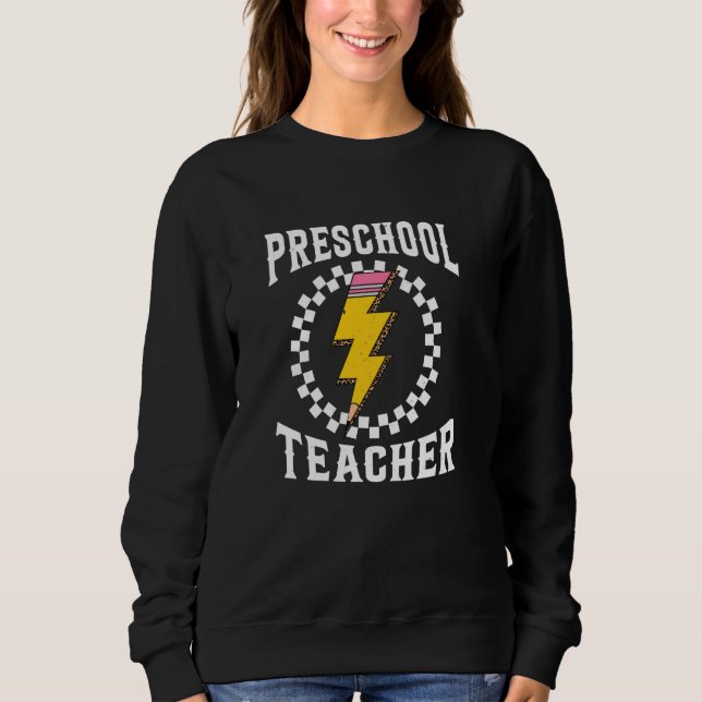 Sudadera Maestras de preescolar cutan a profesoras retro (Anverso)