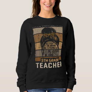 Sudadera Maestría de 5º grado y escuela primaria de quinto 