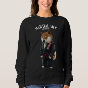 Sudadera Maestría En Judo Karate De Perro Shiba En Judogi N