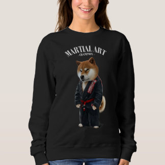 Sudadera Maestría En Judo Karate De Perro Shiba En Judogi N